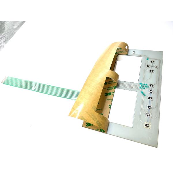 Customizable Embossing Keypad Membrane Switch 3M Adhesive