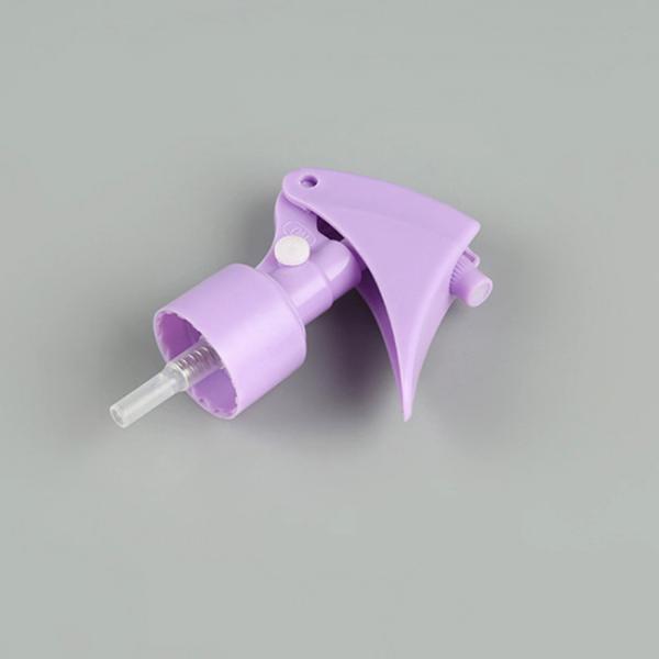 24mm Mini Trigger Sprayer 24/410 de plástico do roxo 20-410 com botão de fechamento