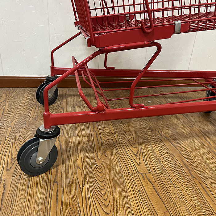 210L Азия и Германия Супермаркет Wire Shopping Push Cart Продовольственная продукция Торговая тележка