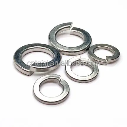 ANSI/ASME Standard Black Finish Stainless Steel Spring Washer with Square Ends DIN127 M3-M30
