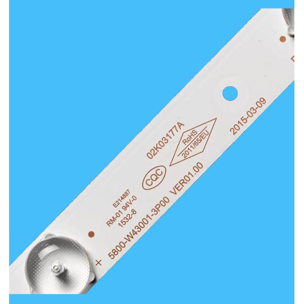 5800-W43001-3P00/5P00 Отзывчивое освещение телевизора RDL430WY 43E6000 43X5E 43E3500 43E5000