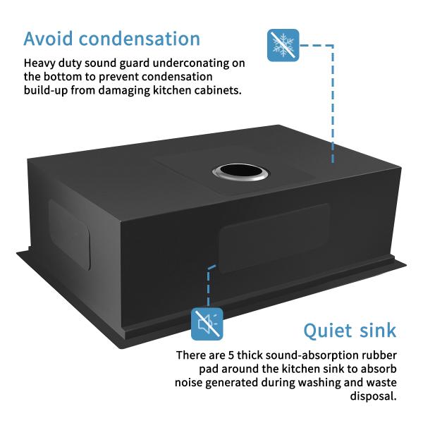 Кухонная раковина высококачественной нержавеющей стали шара Undermount одиночной Handmade