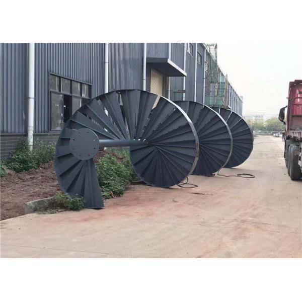 Escadaria espiral Assemblying fácil da construção exterior da armação de aço da luz da etapa do metal