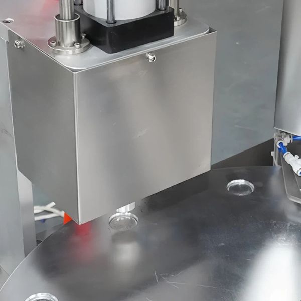 Automatic Cup Filling And Sealing Machine Quantitative Powder Filling And Sealing Machine 2kw