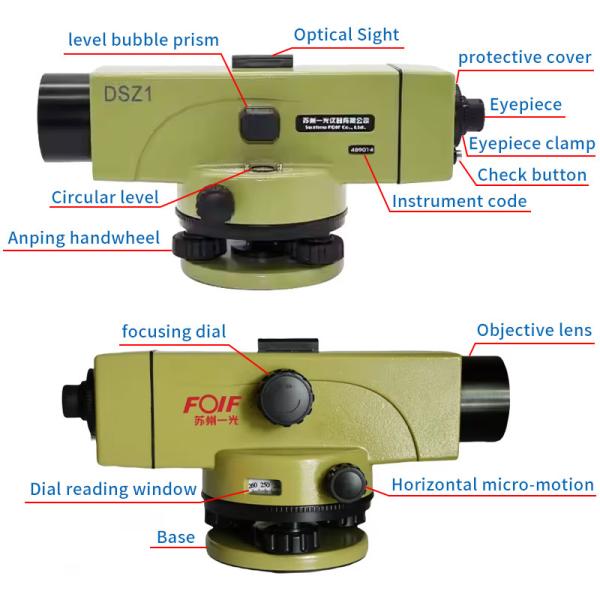FOIF Leveling Instrument High-precision Engineering Survey Dsz1/NAL124/DS05 Automatic Leveling Dsz2
