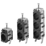 RF coaxial feeder cables RRU Fiber Optic Cable  Power Cable Combined Hole Cable Clamp