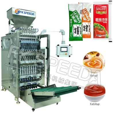 Máquina de embalagem de grânulos de especiarias a motor elétrico manteiga de leite pasta de amendoim chocolate molho líquido 550 kg FK-Y3