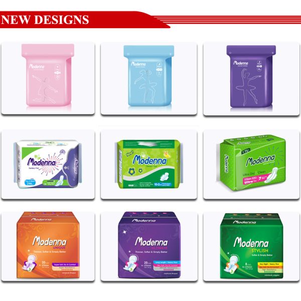 Lady Cheap Price Printed Maxi Thick Sanitary Pad for Middle East Market