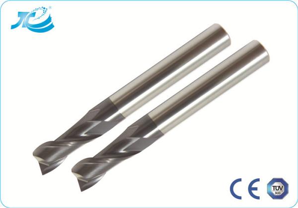 Standard HRC 60 Square End Mills For Stainless Steel wth 2 Flute