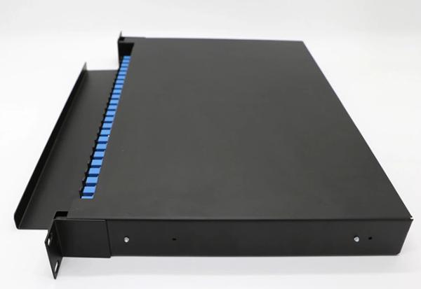 12 To 96 Core 1U Fiber Optic Rack Mount Type Fiber Optic FTTH Optical Fiber Patch Panel