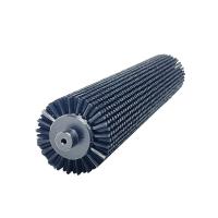 Brushes cilíndricos industriales giratorios de nylon para limpieza y pulido
