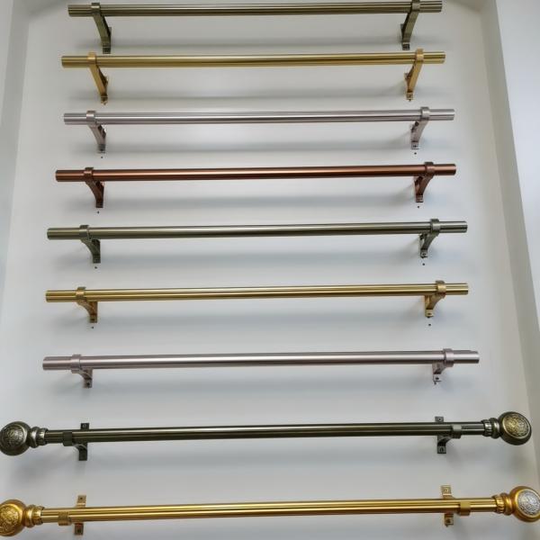 Регулируемый занавес штанга трубы 28mm 0.4mm гальванизированный