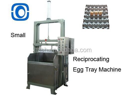 Vacuum Suction Semi Automatic Egg Tray Machine , CE Certified Egg Packaging Machine