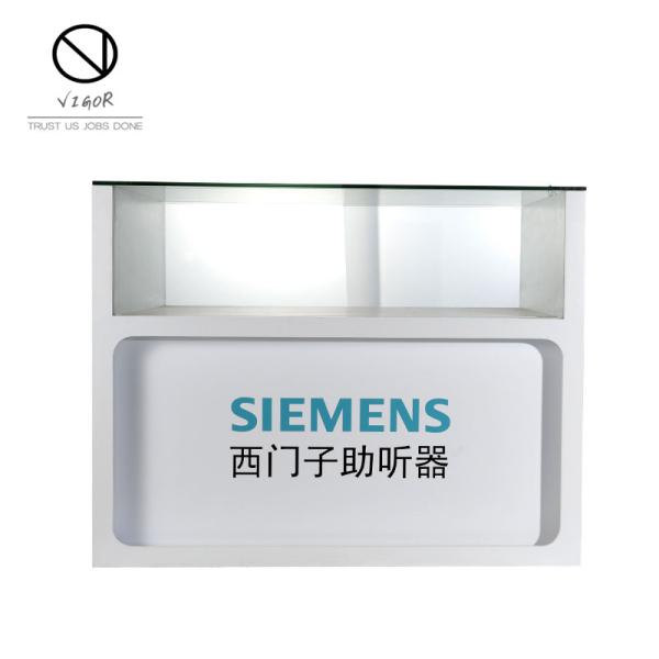 Eco-friendly Glass Display Showcases for Retail Shops Custom Made Aluminium Cabinets