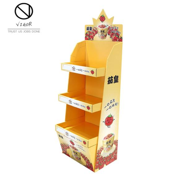 Customized Advertising Hot Wheels Cardboard Display Stand with Eco-friendly Design