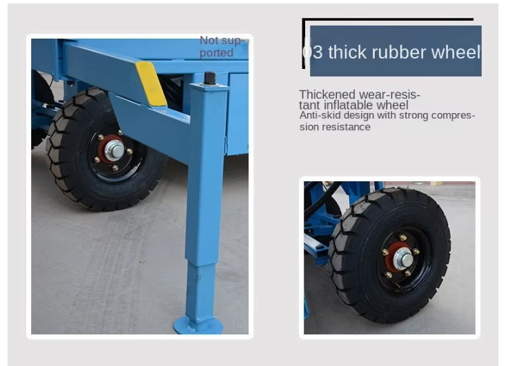 Self Propelled Electric Hydraulic Scissor Lift Aerial Work Platform for Construction Works