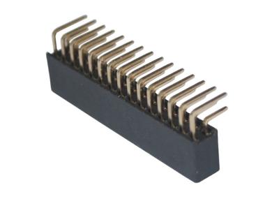 Resistência de fogo fêmea do Pin do conector 30 do encabeçamento do ângulo direito para a eletrônica
