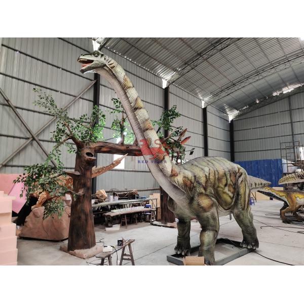 Animatronic Realistic Dinosaur Brontosaurus For Entertainment Equipment