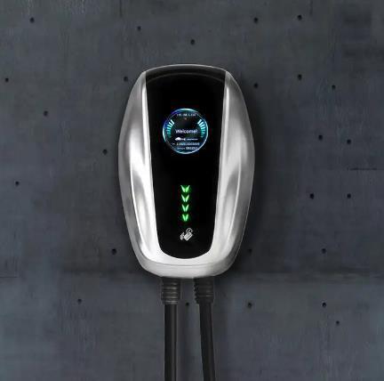 Fast EV Charger Wall Mount IP54 32 Amp EV Charger Level 2 Wallbox