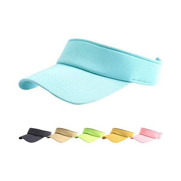 Os adultos esvaziam o fechamento plástico da parte traseira de Velcro do chapéu da viseira das senhoras Sun