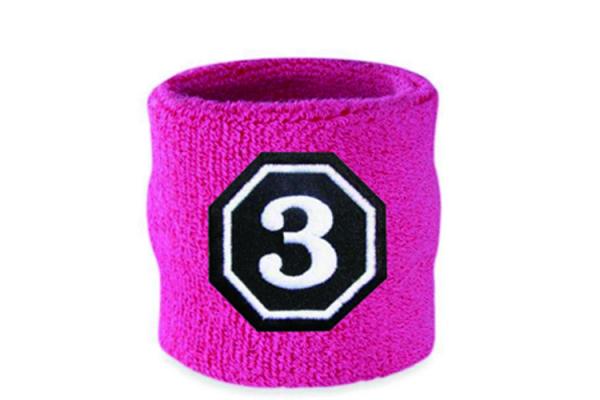Simple Patterns Personalized Wrist Sweatbands For Football / Basketball