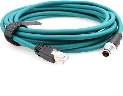 8 Position M12 X Coded To Rj45 Cable , Industrial Ethernet Cable For Cognex