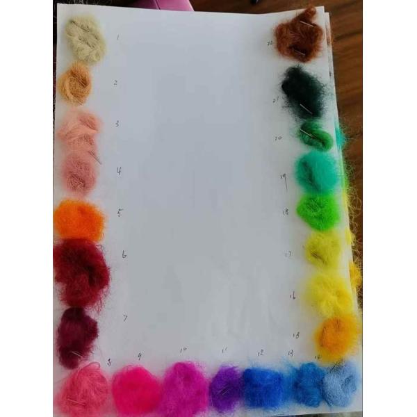 Caterpillar Recycled Polyester Staple Fiber ，8D*102MM  – Color Series，Length Can Be Adjusted As Required.