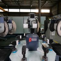 Machine de polissage CNC pour roues en aluminium avec compensation automatique des coordonnées et compensation de vitesse linéaire