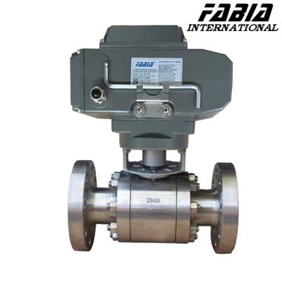 High Pressure Motorized Ball Valve Three Piece Flange Ball Valve Mini