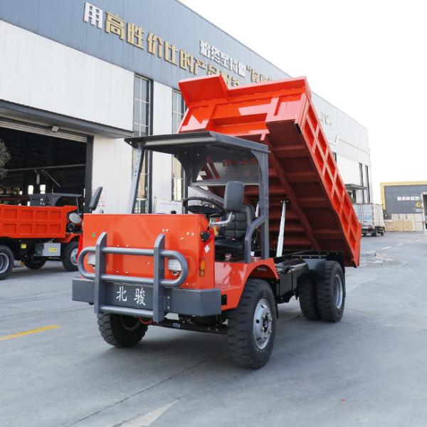 Eficiência de combustível Camião de mineração subterrânea Camião articulado de 10 toneladas com cabine de cobertura