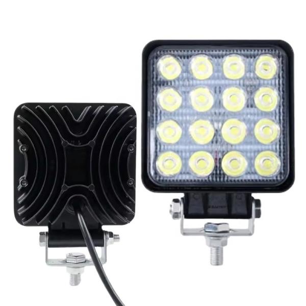Online Support 48W LED Working Light Headlight for Excavator Agricultural Machinery Tractor Reaper Harvester Bulldozer