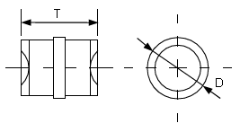 Low Capacitance SE8 Series 3 Electrode 8x10mm Ceramic Gas Discharge Tube GDT 75-600V 20% 10KA For Power Supplies