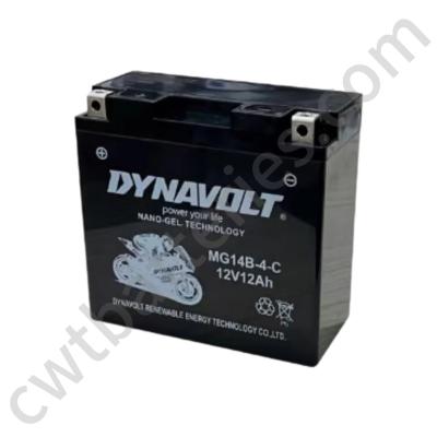 Dynavolt MG14B-4-C Batterie nano-gel 12V 12Ah Batterie de moto T9 borne de cuivre Nouveau original