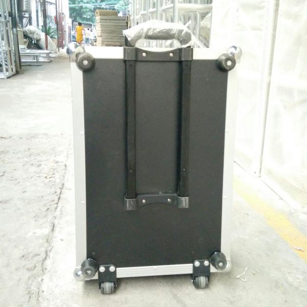 Customized Aluminum Trolley Flight Case Plywood Road Case with Small Wheels