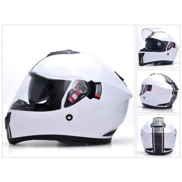 Custom Color Full Face DOT FMVSS 218 Motorcycle Helmet Equipped with PC Strong Visor
