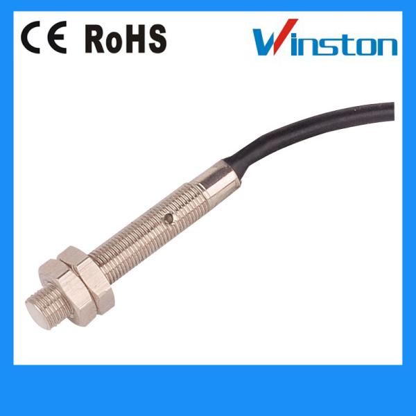 LM06 Cylinder Proximity Switch Inductive Vibtation Proof , Inductive Linear Position Sensor