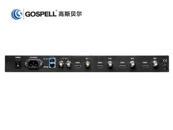 4 x HDMI および 4 x HD-SDI の 4 CH MPEG-4 AVC H.264 HD のエンコーダー