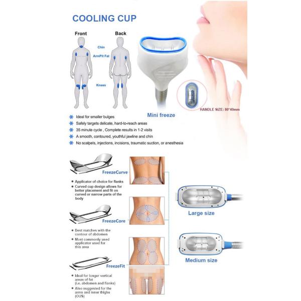 RF 360 Cryolipolysis Slimming Machine 800W Cryo Slim Shaper