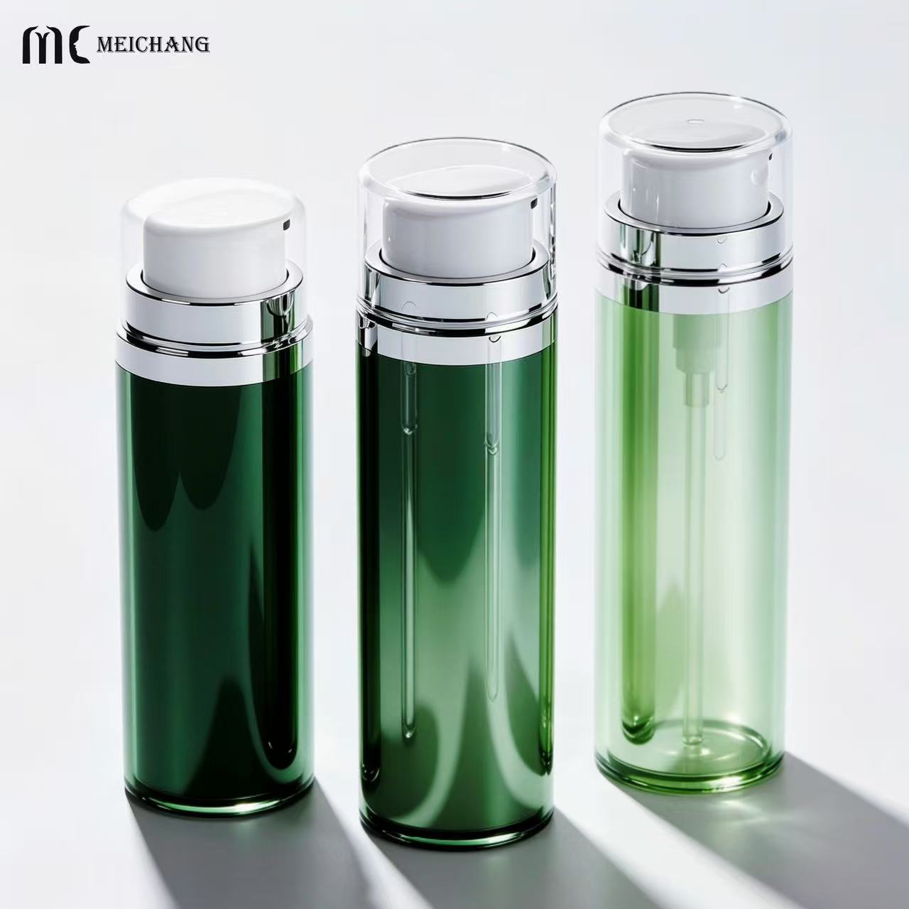 30ml 50ml 100ml Dual-Layer AS Airless Bottle for Serum Packaging(MC-299)