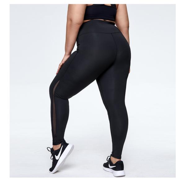 Размер 4XL плюс сетка Wicking влаги брюк йоги размера Colorfast Breathable