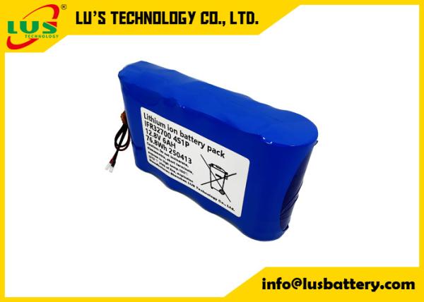 Custom 12.8 V6Ah Lifepo4 battery LFP32700 4S1P Emergency light Battery
