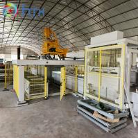 Linha de produção de paredes de retenção de betão totalmente automática Máquinas de fundição molhada