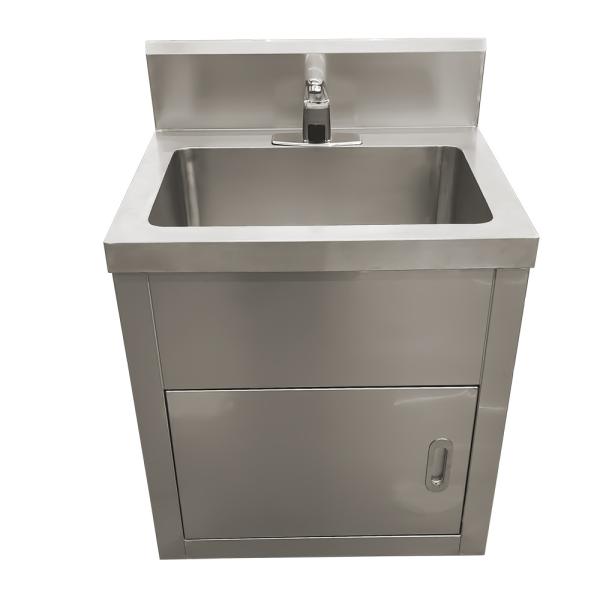 Single-Person Hand Wash Sink 304 Stainless Steel for Cleaning and Disinfection