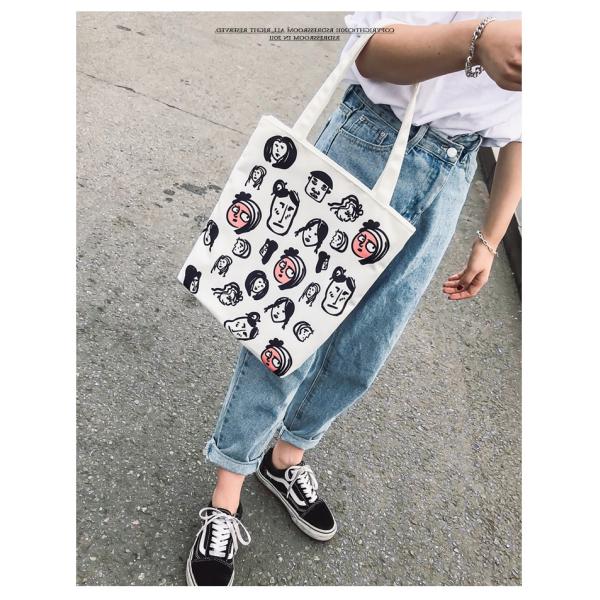 Korean version of cartoon character printing ladies small square shoulder bag messenger bag