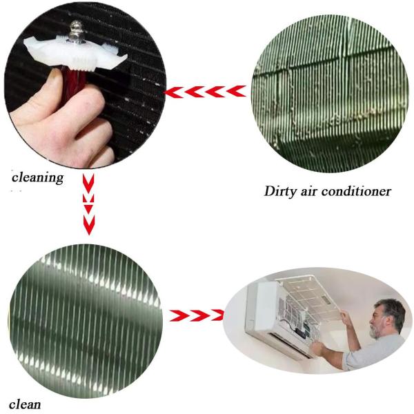 Refrigeration Ac Condenser Fin Comb For Cleaning 8'' 9'' 10 '' 12'' 14 '' 15''