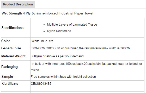 Doctor Hands Cleaning 4ply 360cm Surgical Paper Towels