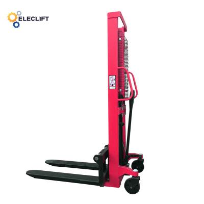 1150mm Fork Length Electric Manual Pallet Stacker 1000kg Capacity