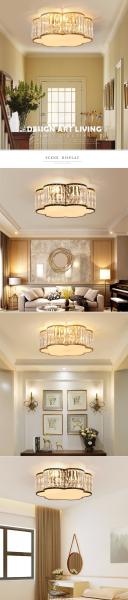 Modern Fashion Designer Black Gold Led Ceiling Art Deco Suspended Chandelier(WH-CA-97)
