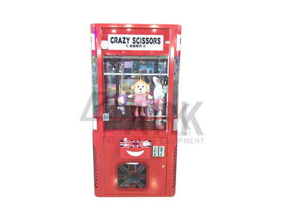 British Style Scissors Cut Gift Claw Crane Game Machine Warranty 1 Year