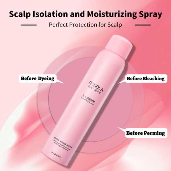 OEM Scalp Isolation and Moisturizing Spray Raw Material Hydrate Protection Before Hair Dye/Bleach/Perm Factory Wholesale